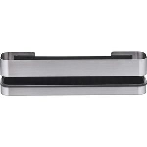 Blomus Duschablage Nexio 68942, Edelstahl matt, zum Kleben, Duschkorb, aus Edelstahl, 34 x 8,5 cm