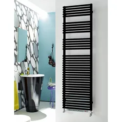 Zehnder Forma Air Design-Heizkörper elektrisch, 1750x126x496 mm, Schwarz Matt, duales Heizsystem mit Heizstab und Heizlüfter