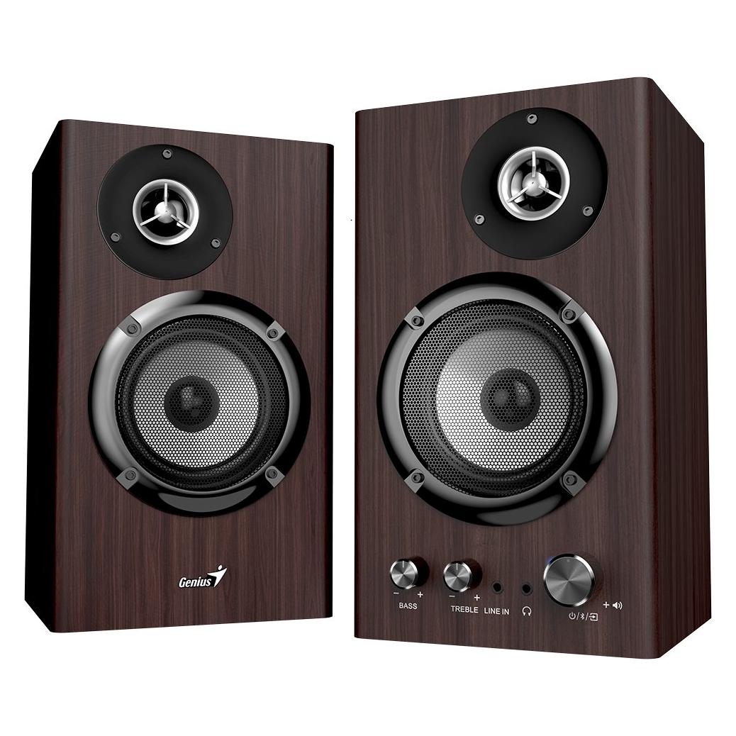 Genius repro SP-HF1812BT / Dunkelbraun / Holz / BT (31730055401)