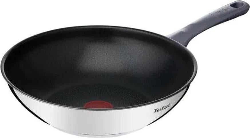 Tefal Daily Cook G7309955 Wok- en braadpan, Rood, Roestvrij staal en Keramisch