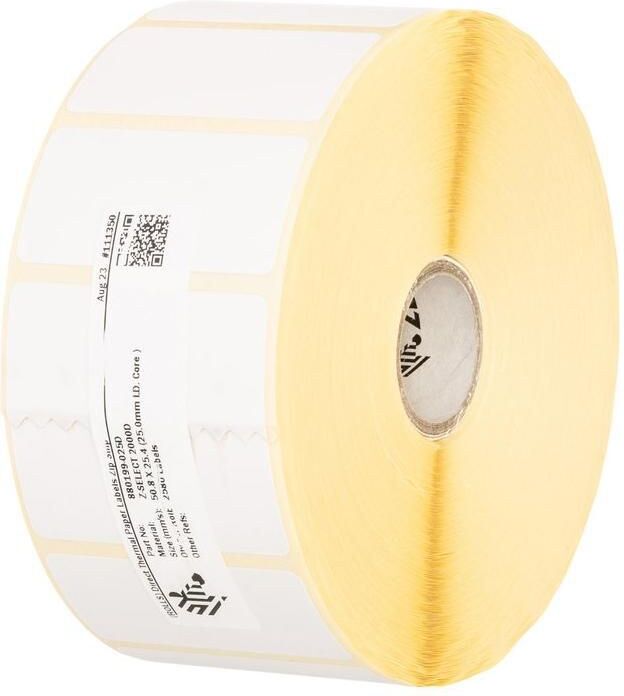 Zebra Z-Select 2000D Direct Thermal Paper Labels 102 x 76 mm - 12 Rolls