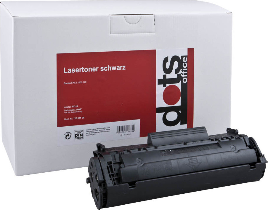 Dots zwarte toner compatibel met Canon FX-10
