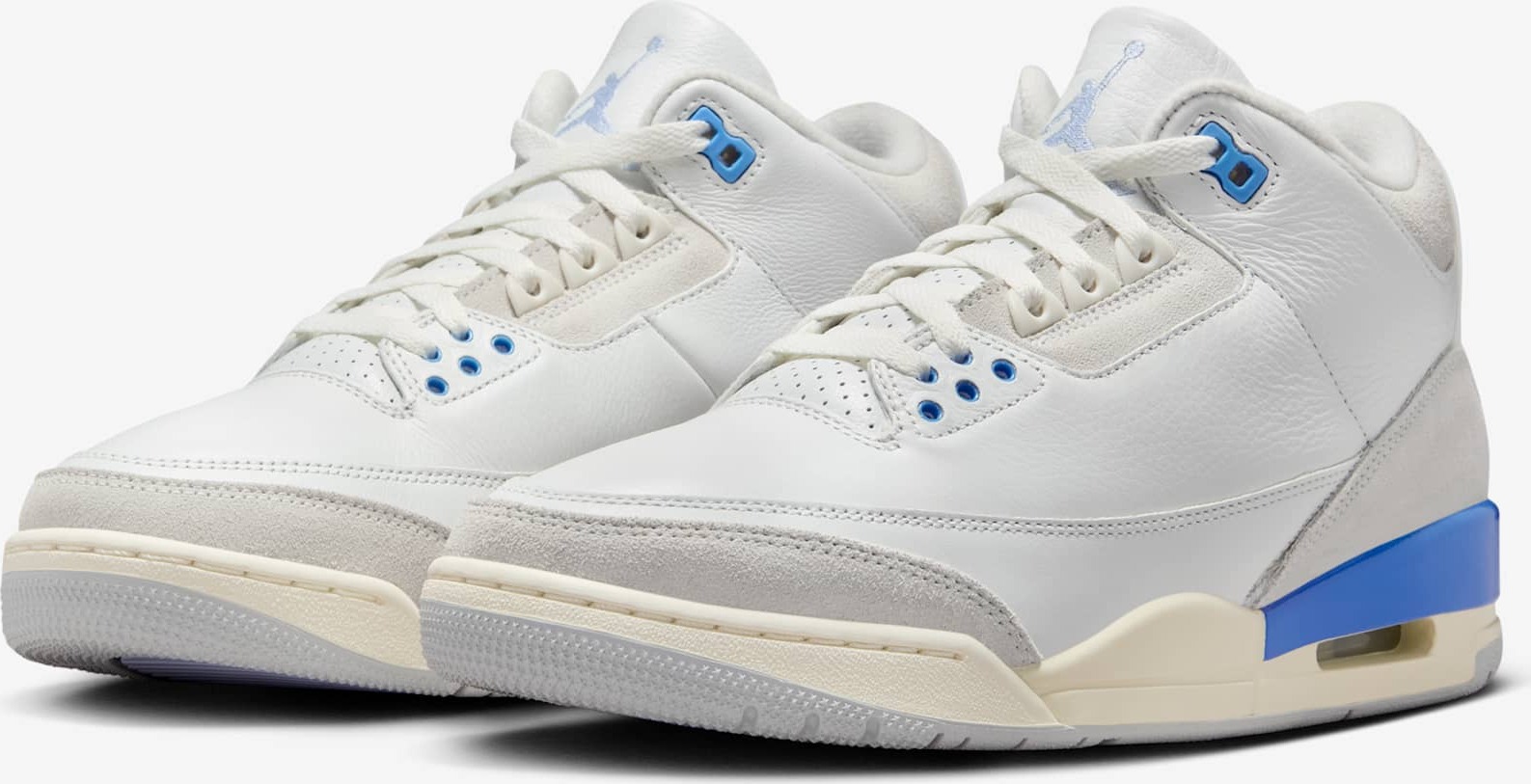 Nike Air Jordan 3 Retro "Lucky Shorts Blue" Blau, Größe: 47,5