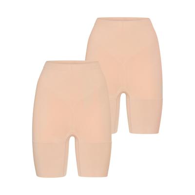 Shapinghose SARLINI, Damen, Gr. M, beige, Obermaterial: 54% Polyamid, 46% Elasthan, unifarben, eng, Unterhosen, Nahtlos, figurformende Shorts