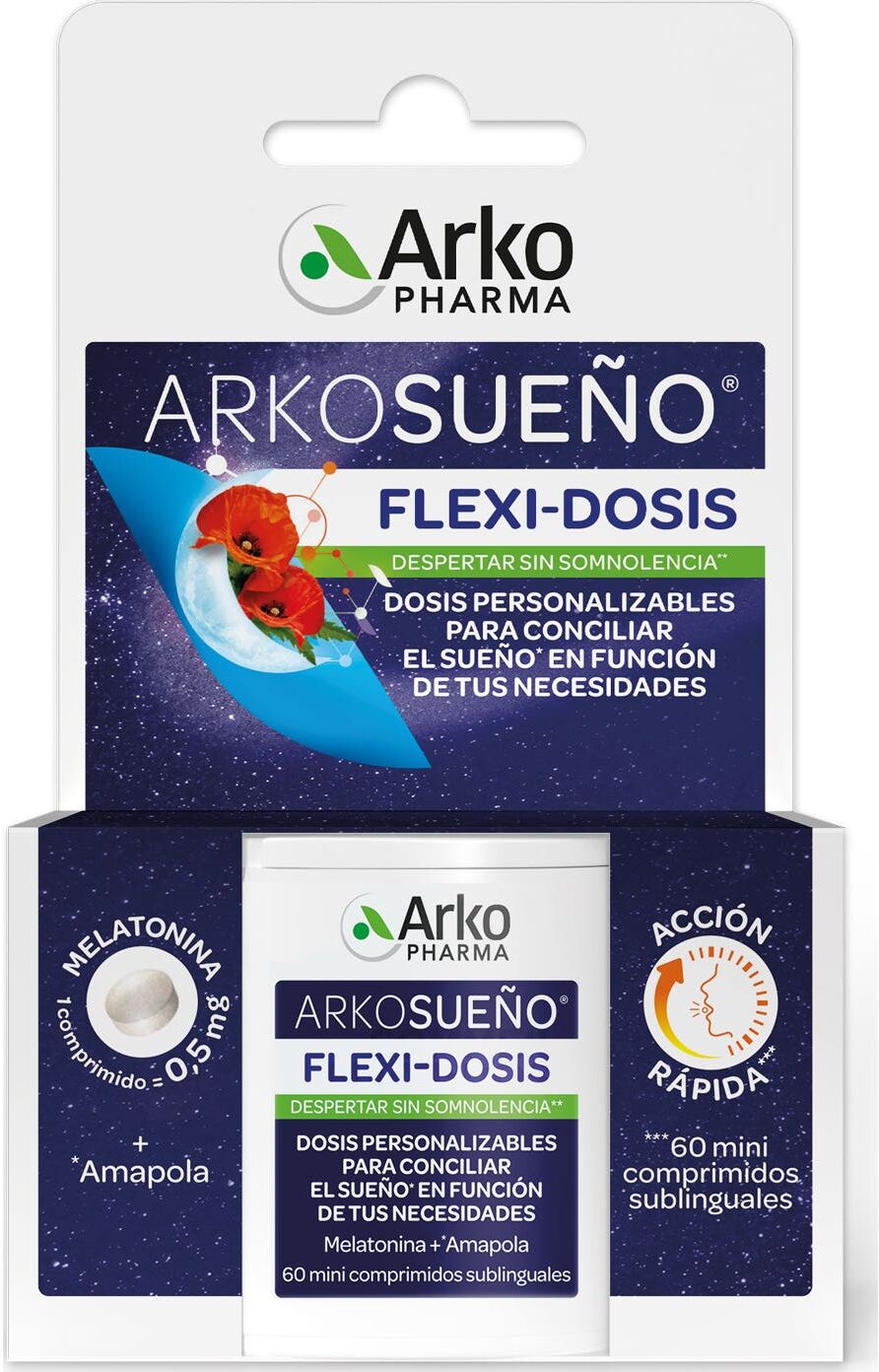 Arkopharma Arkosueño Flexi-Dosis Sublingual 60comp