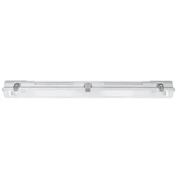 60cm Osram LED Feuchtraumleuchte 2-flammig 6500K kaltweißes Licht -  Ledvance Gehäuse + 2 x Osram LED Kunststoff Röhre 2x6,6W wie 36W