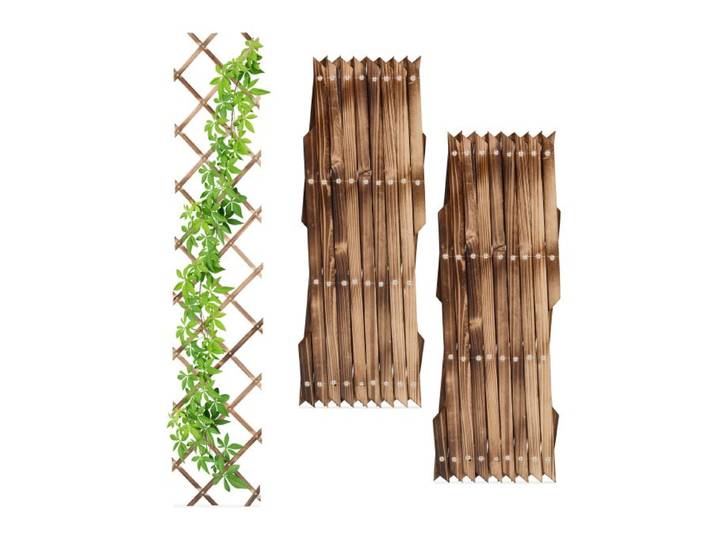 Relaxdays Ausziehbares Rankgitter Holz 3er Set
