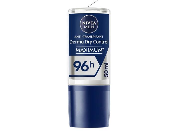 NIVEA MEN Déodorant Aisselles Derma Dry Control 96H Bille - 50 ml