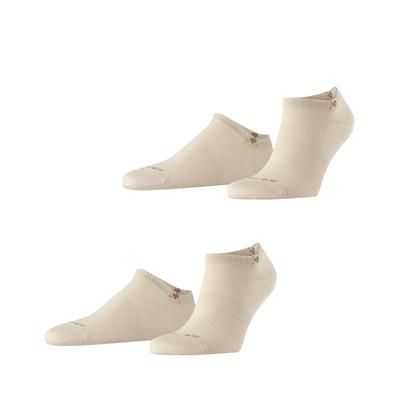 Sneakersocken BURLINGTON "Everyday", Herren, Gr. 40-46, sandstone, Baumwollmischung, unifarben, Socken Sneakersocken, unifarben, Einheitsgröße 40-46, eingestricktes Burlington-Logo