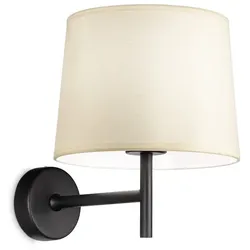 Ideal Lux Wandleuchte SET UP, 1-flammig, IP20, E27, ohne Schirm, schwarz IDEA-259772