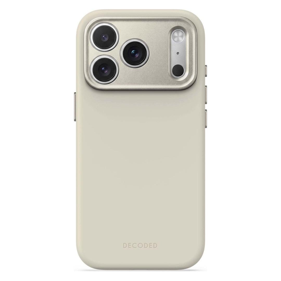 Decoded AntiMicrobial Silicone Backcover for iPhone 18 Pro Max Pebble Grey (Apple iPhone 17 Pro Max, Apple iPhone 18 Pro Max) (D27IPO18PMBCS9PY)