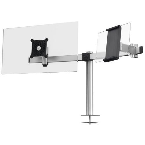 Durable Monitorhalterung 1Monitore 1Tablet Tischdurchf Silbe