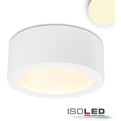 ISOLED LED Aufbauleuchte LUNA 8W weiß dim. indirektes Licht - warmweiß