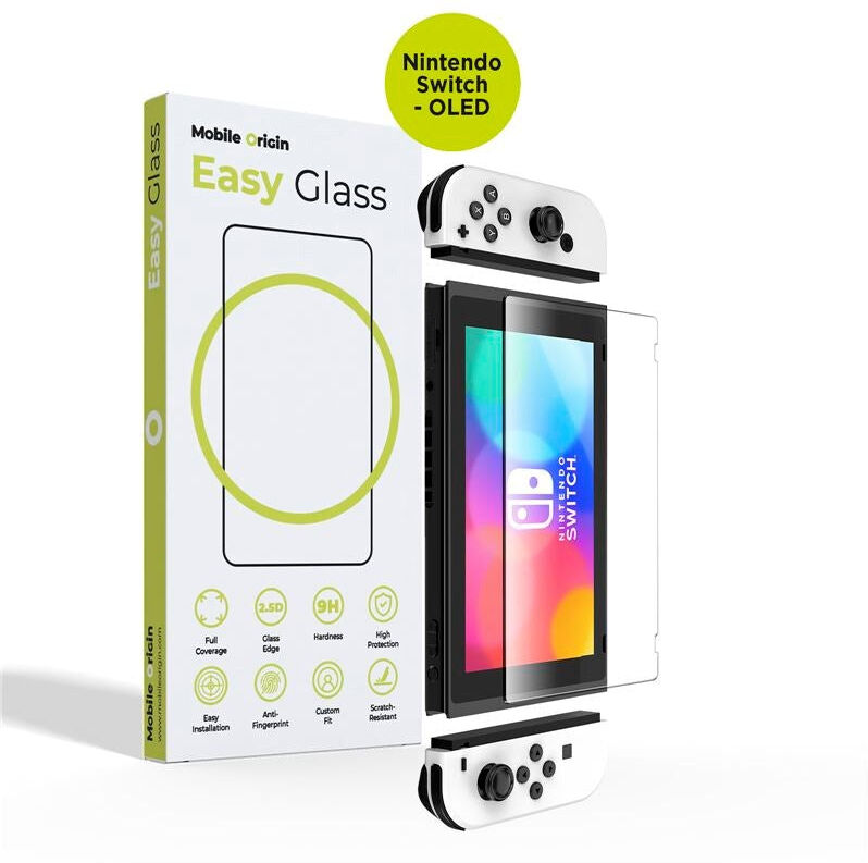 EasyGlass Skærmbeskyttelse Til Nintendo Switch OLED – Mobile Origin