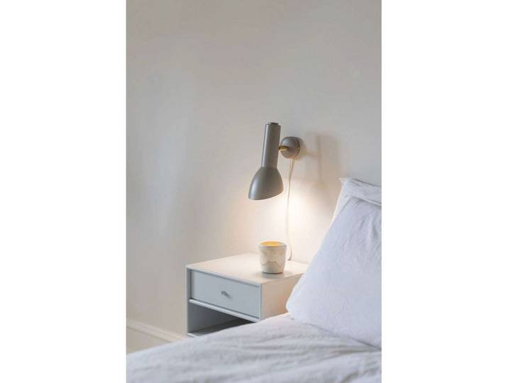 Oblique Wandleuchte Ziegelrot/Messing - Cph Lighting - Wohnzimmer - Aluminium