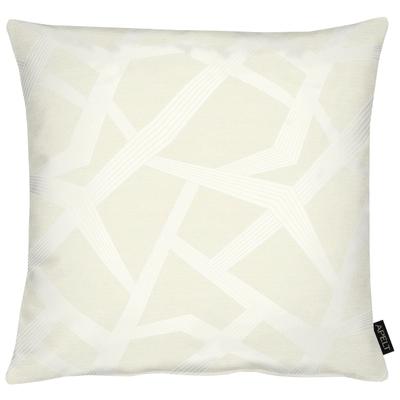 Dekokissen APELT "Domino", beige (natur), B:46cm L:46cm, Polyester, Dekokissen_Sitzkissen_Kissenhüllen