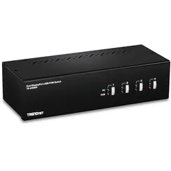 Trendnet TK-440DP Tastatur/Video/Maus (KVM)-Switch Schwarz, Silber