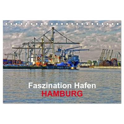 Faszination Hafen - Hamburg (Tischkalender 2027 DIN A5 quer), CALVENDO Monatskalender