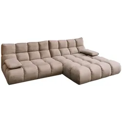 ECKSOFA VIVIEN Braun Velvet