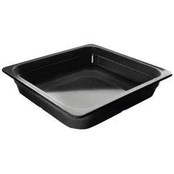 Lacor Gastronorm-Schale GN 2/3 MELAMIN SCHWARZ, 6,5 cm 5,5 L