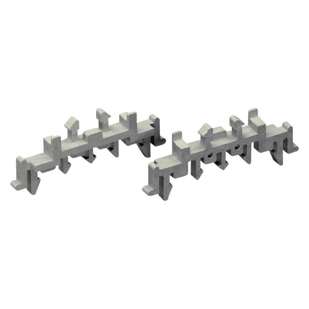 Wago 288-002 Kombifuss Grau 10 St. (Relaissockel) (288-002)