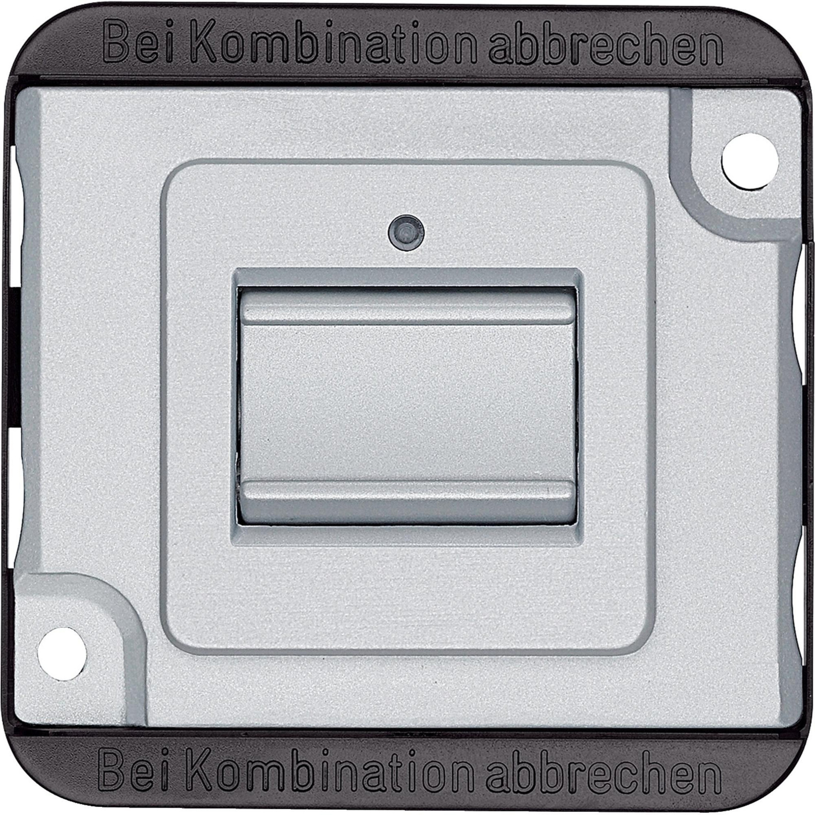 Merten Tastereinsatz MEG3156-7060, mat zilver, 1-polig, PANZER