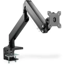 DIGITUS "Single Gasdruckfeder Monitor Tisch-Halterung 35"", 15 kg max. schwarz"