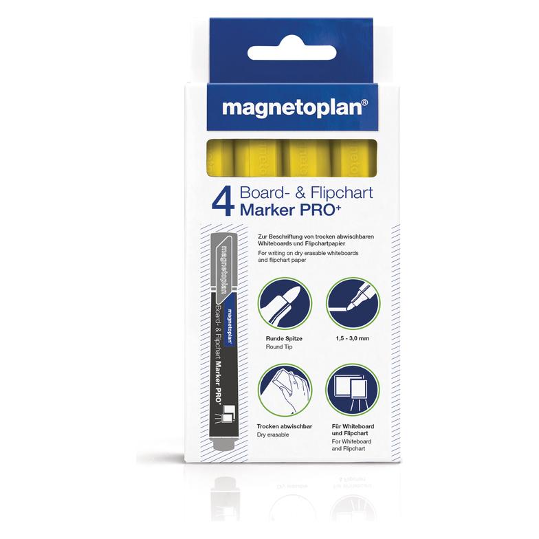 Magnetoplan Board- und Flipchartmarker (4x) (1228102)