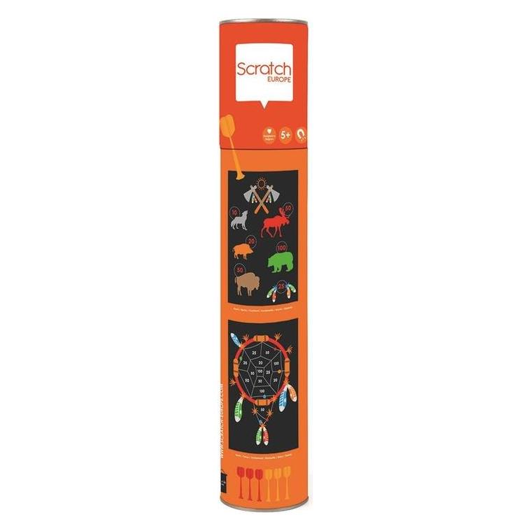 Scratch Dartspiel Indianer (Deutsch, Französisch, Italienisch, 1 - 4 Spieler) (6182018)