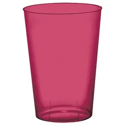 MONOUSO - Wiederverwendbarer Schnapsglas PS Moon Koralle Transparent 230ml (50 Stück)
