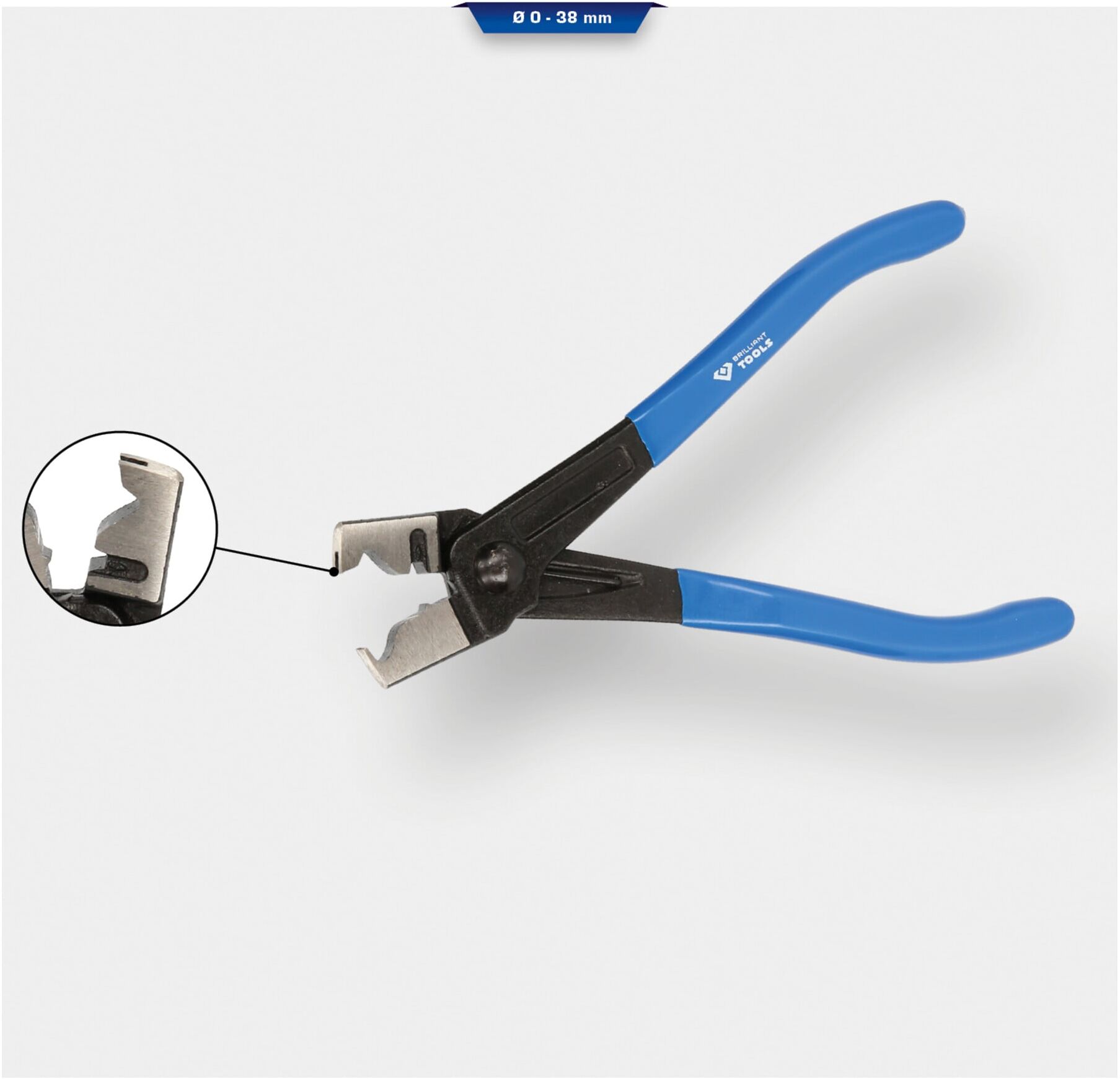 Brilliant Tools Schlauchschellenzange, geschmiedet (BT526003)