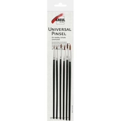 KREUL Universalpinsel Ponyhaar Synthetics rund 6er Set