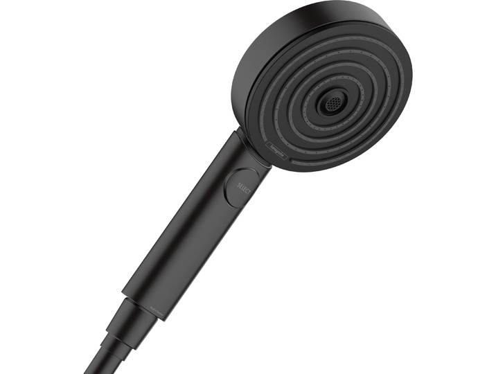 Douche de main hansgrohe Pulsify Select S\, 105 mm\, 3 jets\, technologie EcoSmart\, finition noir mat