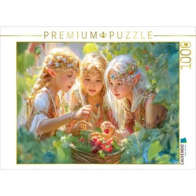 CALVENDO Puzzle Kinder der Elfen | 1000 Teile Lege-Größe 64x48cm Foto-Puzzle für glückliche Stunden