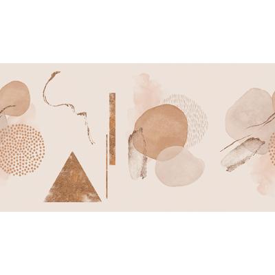 Fototapete LIVING WALLS "Walls by Patel Gold Mine", rosa (rosa, bronze), B:5m L:2,7m, Vlies, Tapeten, Vlies, Wand