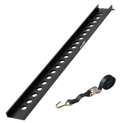 Baumarktplus TRUTZHOLM 1x Auffahrschiene 194 cm Traglast 200 kg Alu Auffahrrampe Verladerampe Rampe schwarz