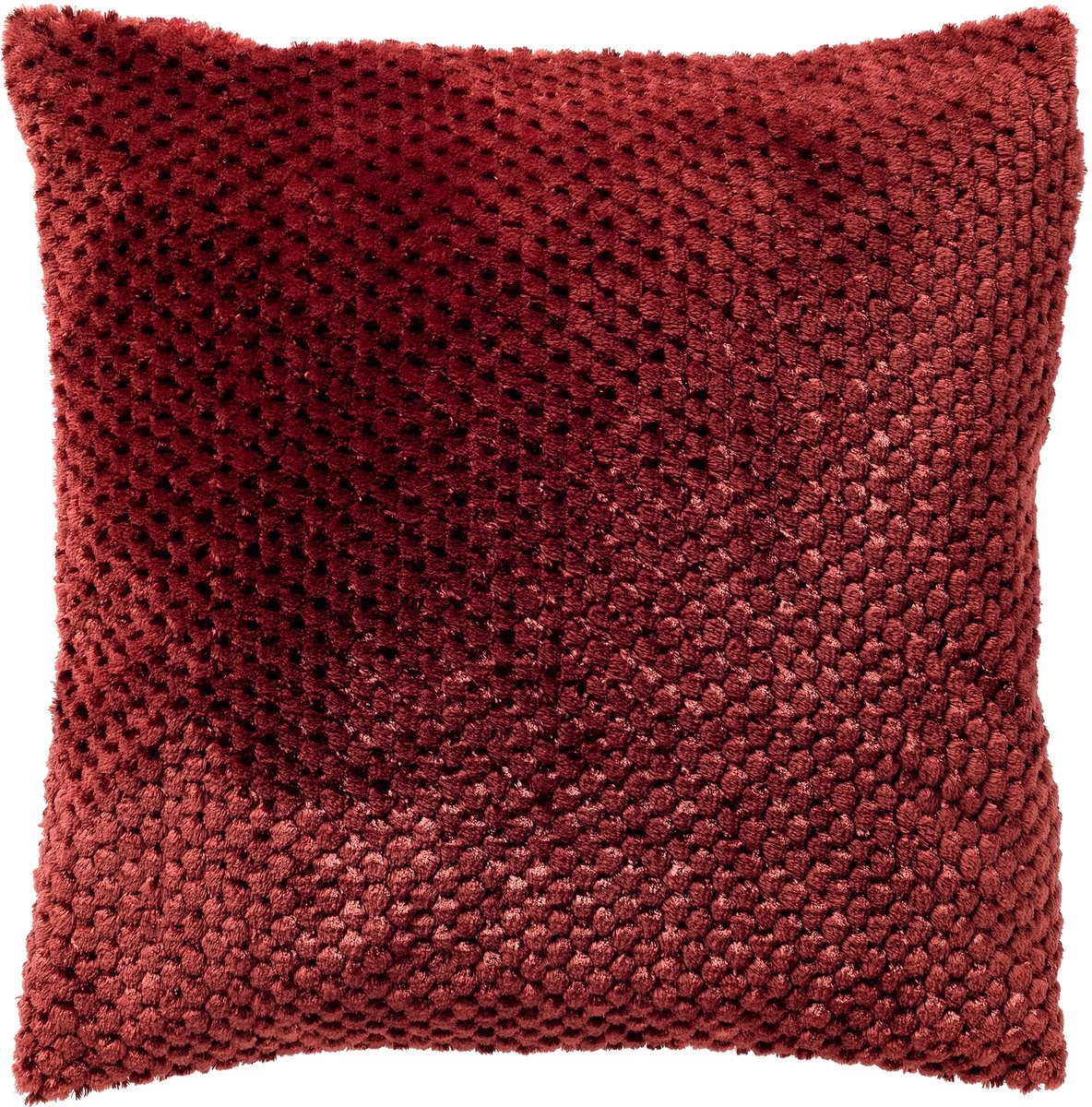 Dutch Decor MICK kussenhoes - Fluffy - Merlot Rood - 45 x 45 cm
