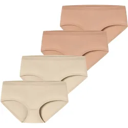 Schiesser Damen Panty Invisible Cotton 4er Pack