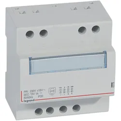 Legrand 413106 Spannungsversorgung, Prim.230V/50Hz, Sek. 15V DC, Strom 1A, 5 TE
