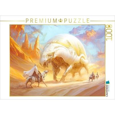 CALVENDO Puzzle Ein weit entfernter Planet - Science Fiction | 1000 Teile Lege-Größe 64x48cm Foto-Puzzle für glückliche Stunden