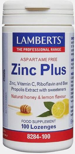 LAMBERTS ZINC PLUS 100 LOZENGES