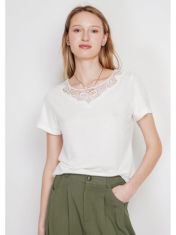 Le Jardin du Lin Shirt in Creme - 42