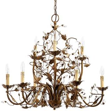 Claire Chandelier - Etruscan Gold - 9 Light - Ballard Designs