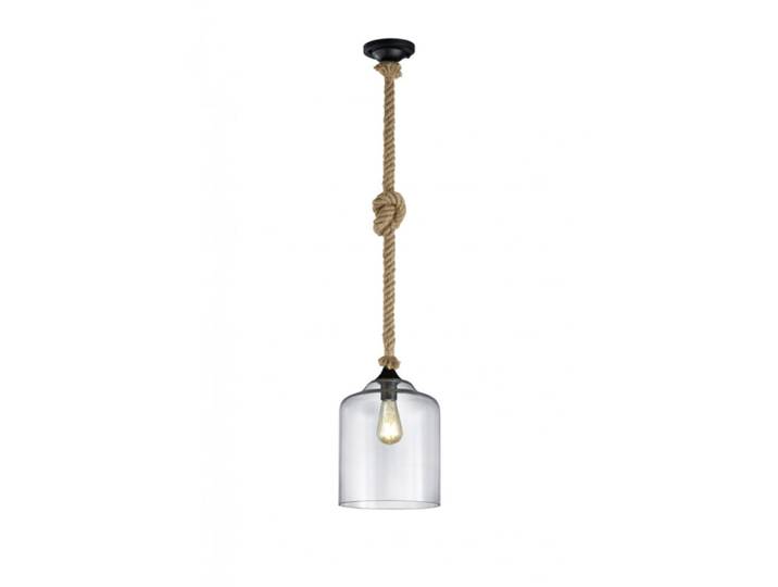 Suspension en verre transparent