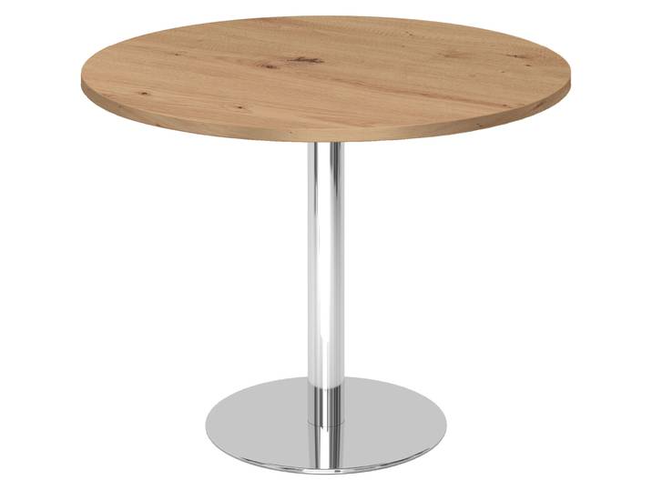 Besprechungstisch Office Asteiche 100 x 100 cm - Besprechungstisch