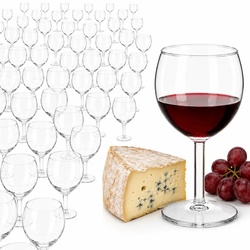 120x Ballon Weingläser 190ml Wasserglas Rotweinkelch Weißwein Rosé Bar Gastro