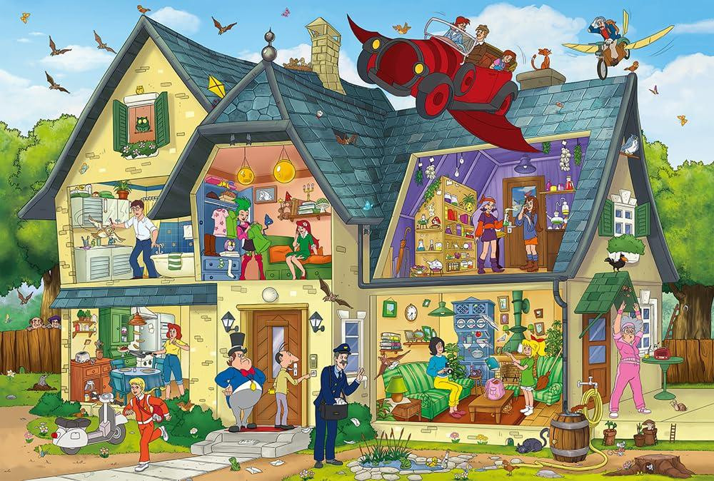 Schmidt Spiele Bibi Blocksberg Er gebeurt iets bij de familie Blocksberg Puzzel met 100 stukjes