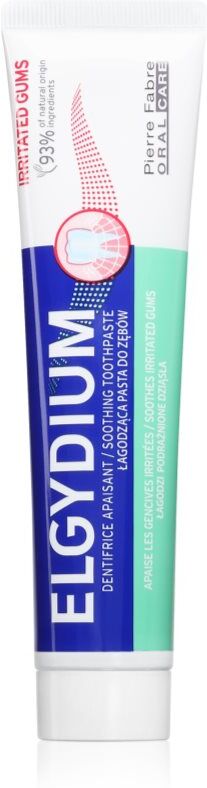 Elgydium Irritated Gums dentifrice qui stimule la régénération des gencives irritées 75 ml