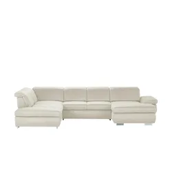 Lounge Collection Wohnlandschaft mit verschiedenen Funktionen Amanda ¦ creme ¦ Maße (cm): B: 379 H: 85 T: 260.0
