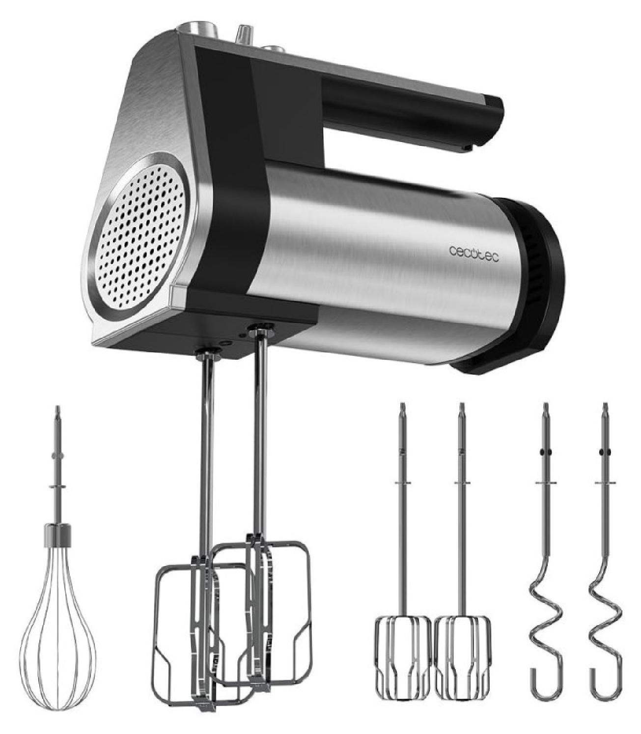 Cecotec PowerTwist 500 handmixer van volledig staal